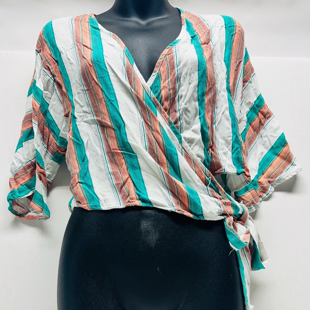 Charlotte Russe Wrap Blouse